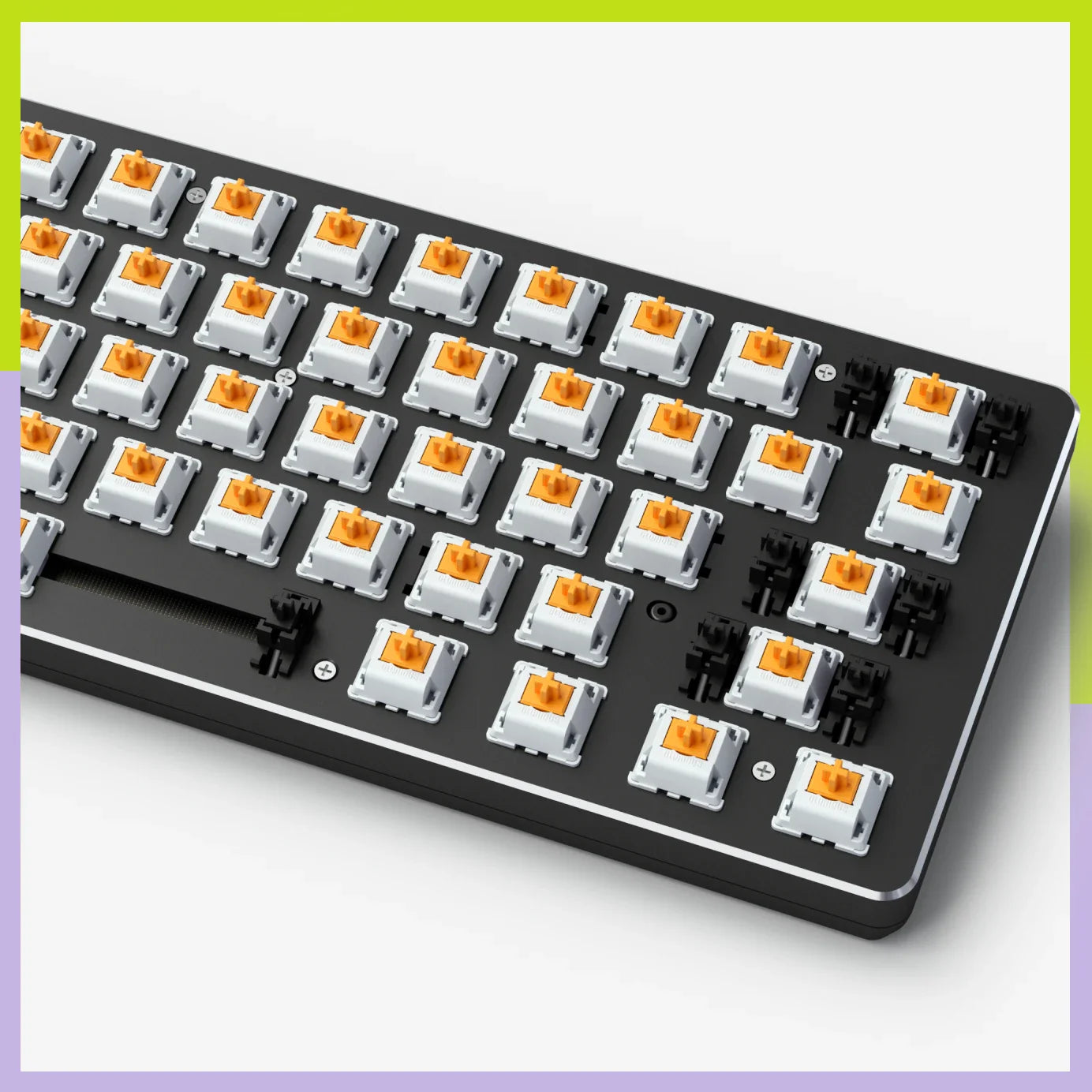 GMMK 2 Black keyboard with Panda switches