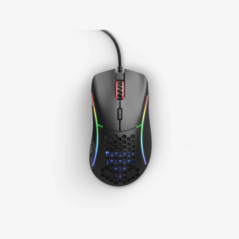 Model D Wired in Matte Black top view