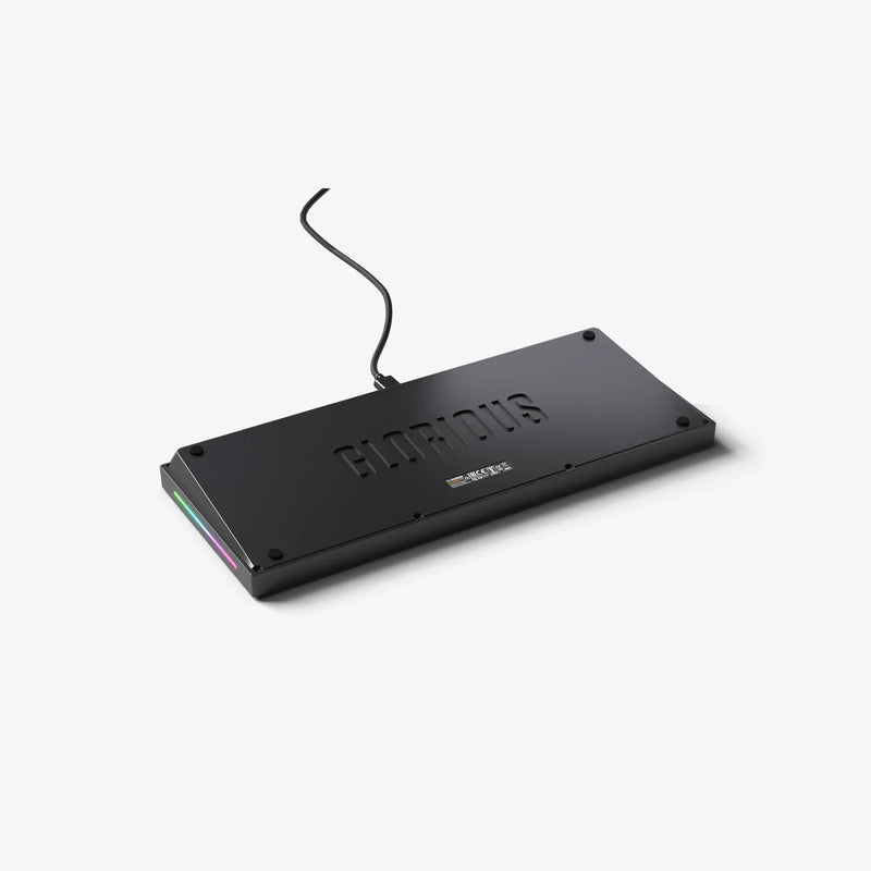 GMMK PRO 75% Keyboard bottom view | Black Slate