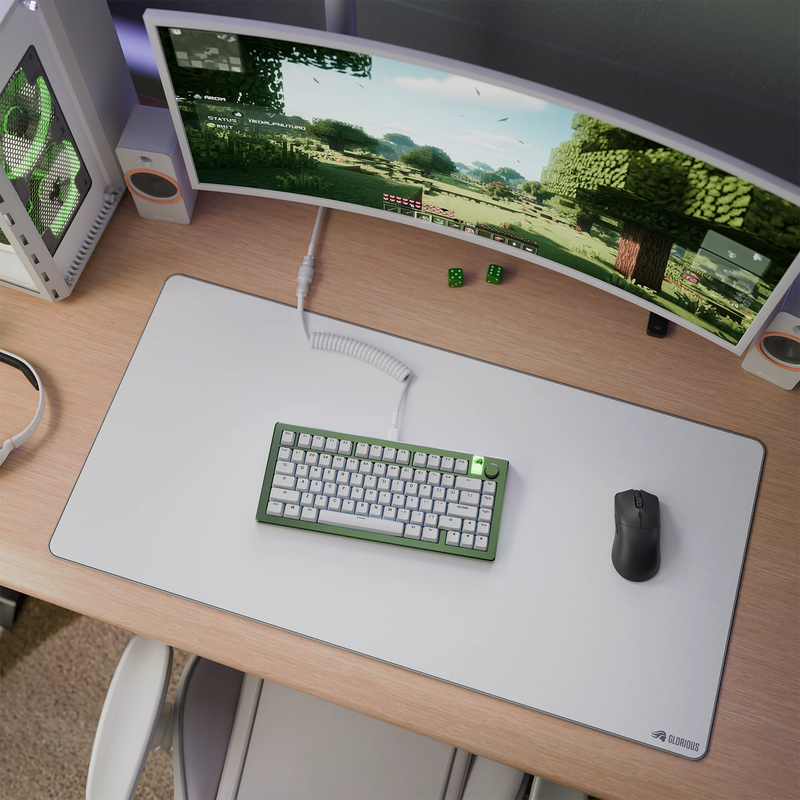 GPBT Classic White Basics Keycaps