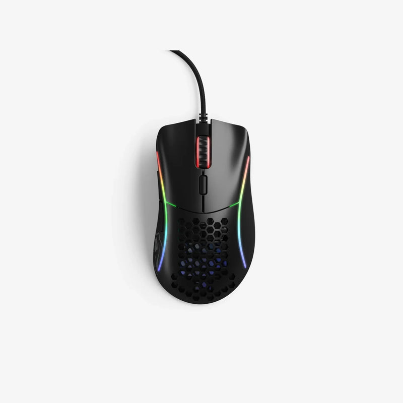 Model D Minus Wired in Matte Black top view