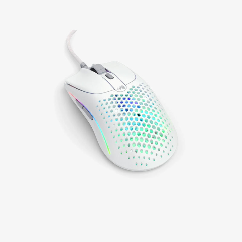 Model O 2 Wired in White back angle view