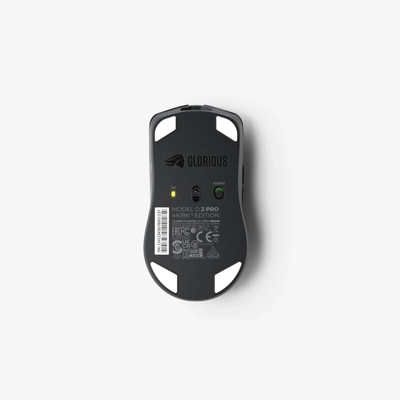 Model O 2 PRO Wireless Mouse 4K/8KHz Edition bottom view