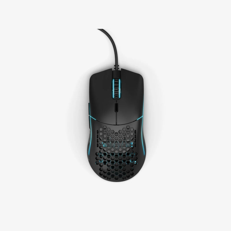 Model O Minus Wired in Matte Black top view