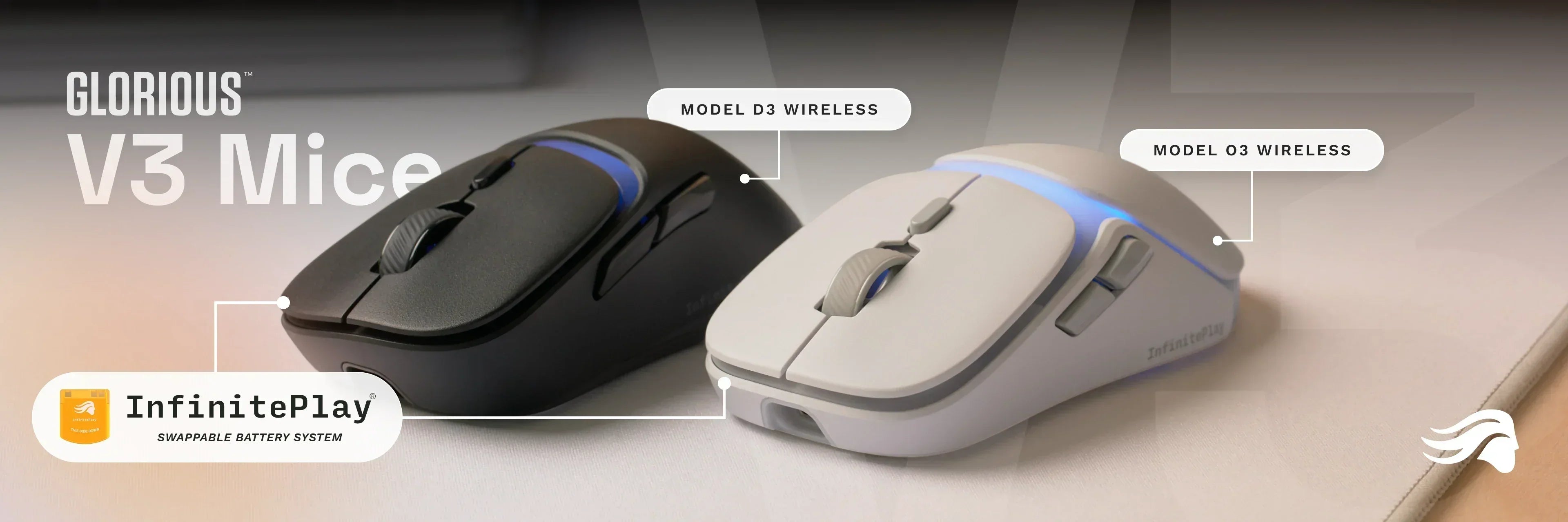 Glorious Announces New Wireless Gaming Mice That Go From 0% - 100% Cha
