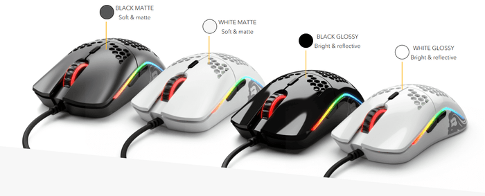 Which mouse should you choose? The Matte Model O? Or the Glossy Model O? 