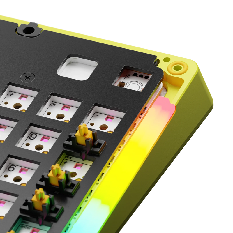 GMMK 3 Bottom Case Limited Edition Metal Volt Lime 100