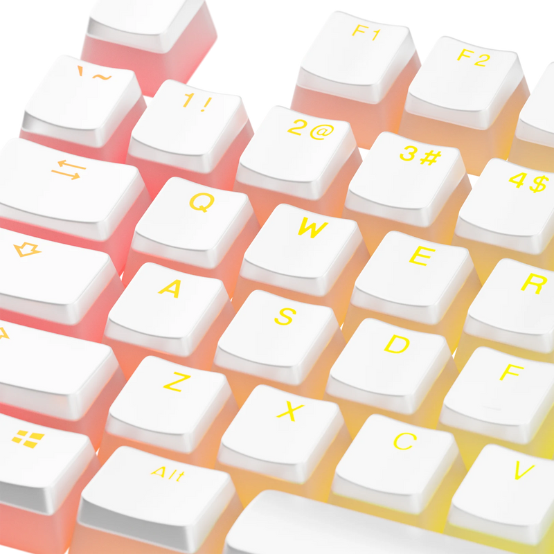 Keycaps Aura V3 White US