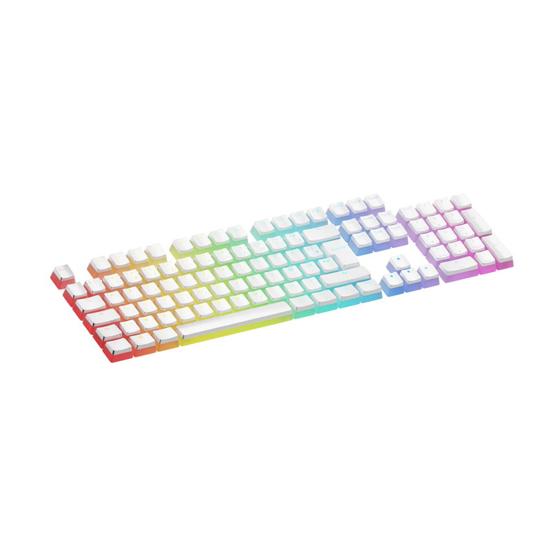 Keycaps Aura V3 White FR