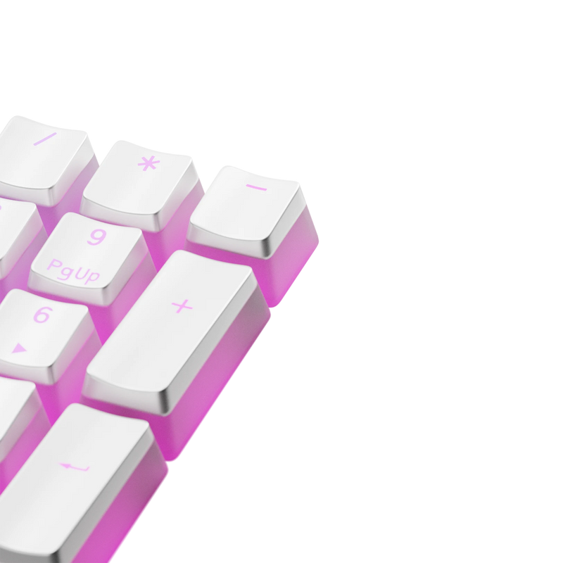 Keycaps Aura V3 White FR