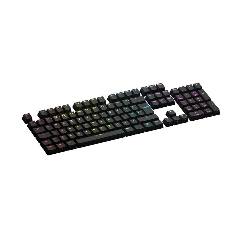 Keycaps Backlit Black UK