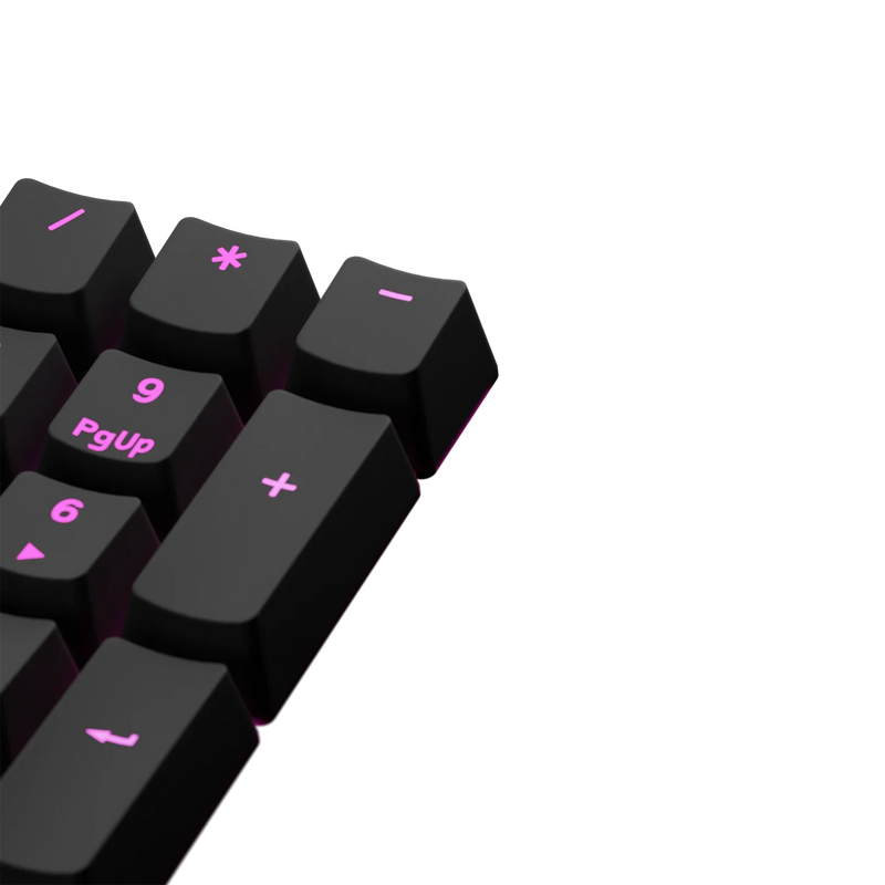 Keycaps Backlit Black UK