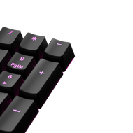 Keycaps Backlit Black US