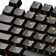 Keycaps Backlit Black US