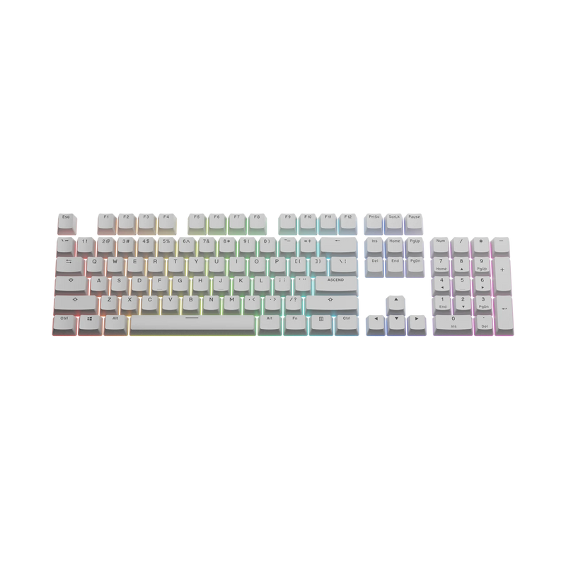 Keycaps Basics Classic White US
