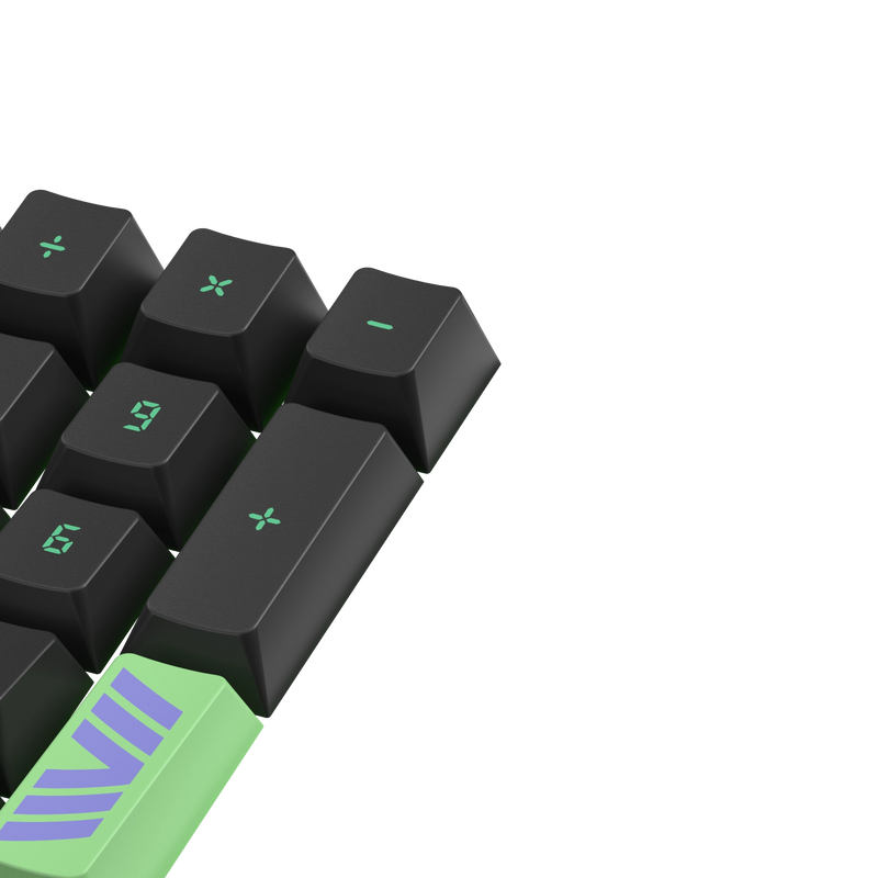 Keycaps Zero One US