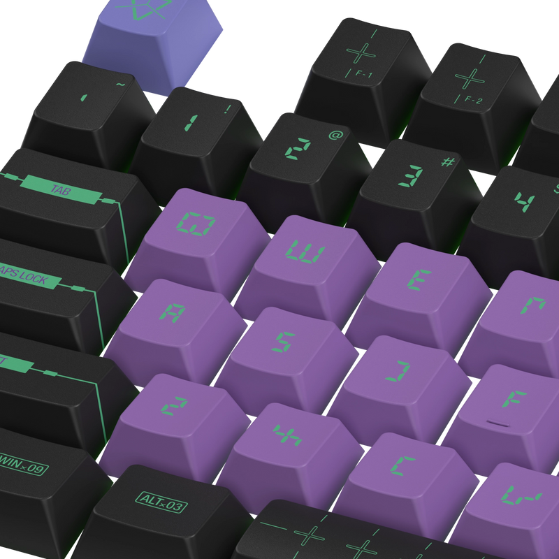 Keycaps Zero One US