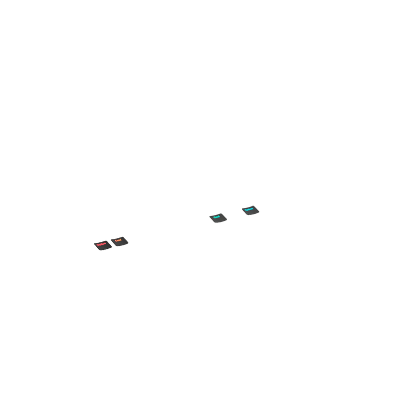 Keycaps Backlit Black US