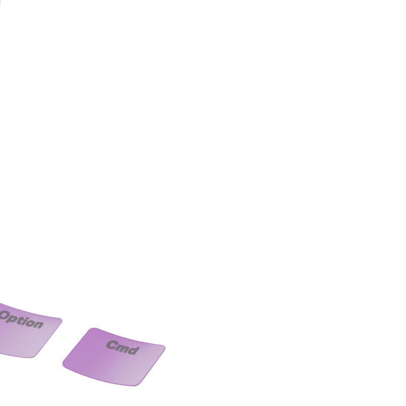 Keycaps Basics Epic Purple US