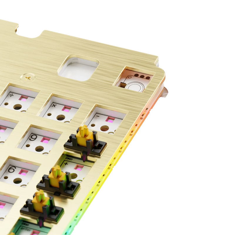 GMMK 3 Switch Plate 100% Brass ANSI