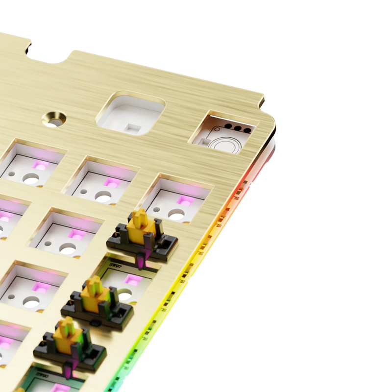 GMMK 3 Switch Plate 100% Brass ISO