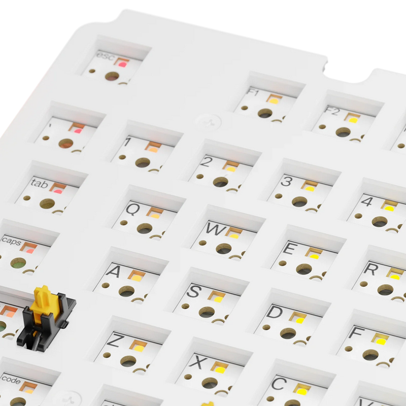 GMMK 3 Switch Plate 100% FR4 White ANSI