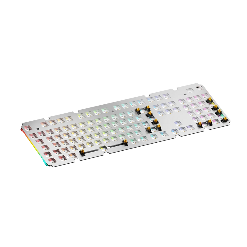 GMMK 3 Switch Plate 100% Aluminum Silver ISO