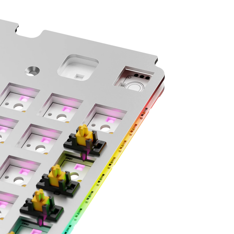 GMMK 3 Switch Plate 100% Aluminum Silver ISO