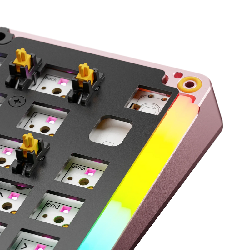 GMMK 3 Bottom Case Metal Arcade Pink 65