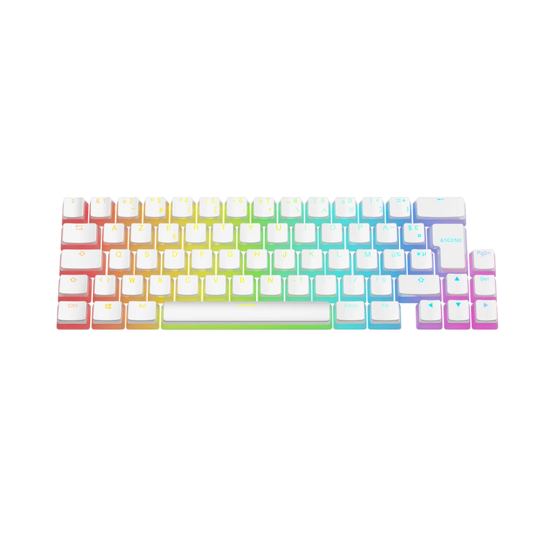 Keycaps Aura V3 White FR