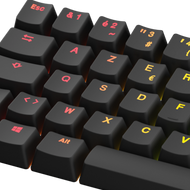 Keycaps Backlit Black FR
