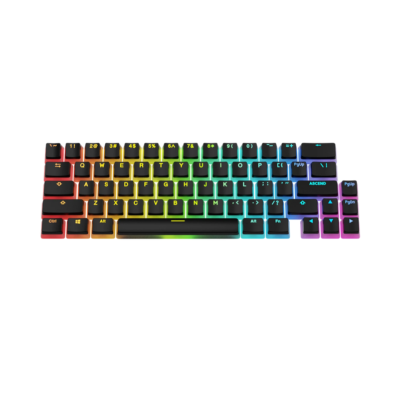 Keycaps Aura V3 Black US