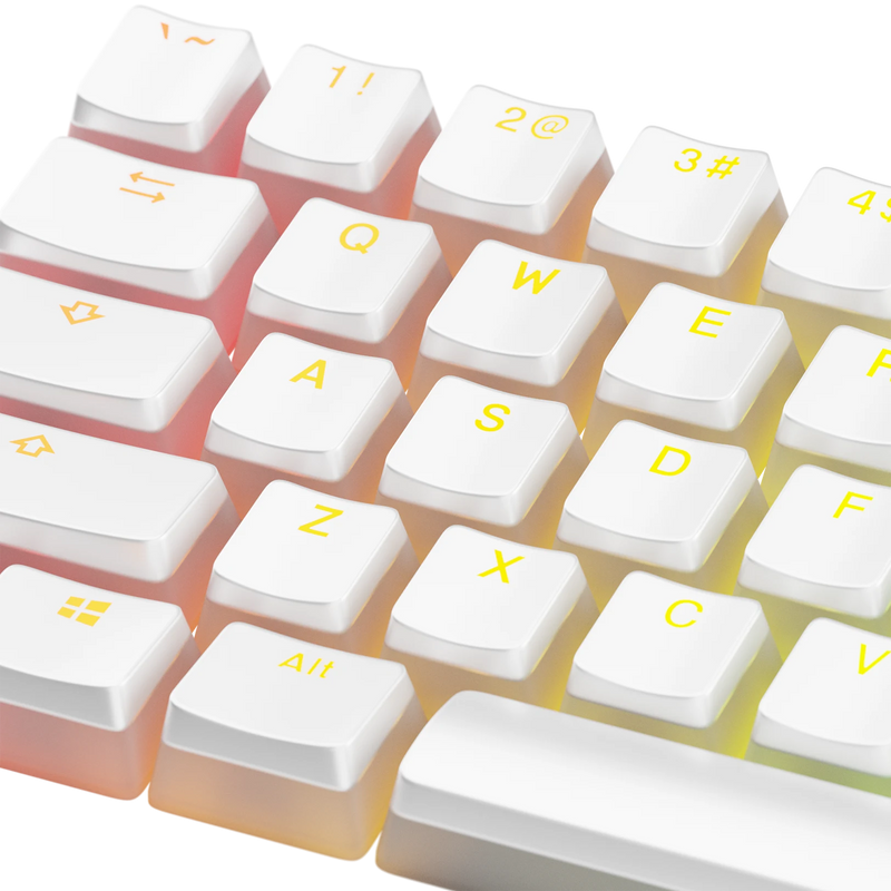 Keycaps Aura V3 White US