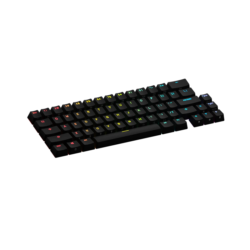 Keycaps Backlit Black US