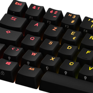 Keycaps Backlit Black FR