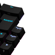 Keycaps Backlit Black UK