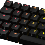 Keycaps Backlit Black UK