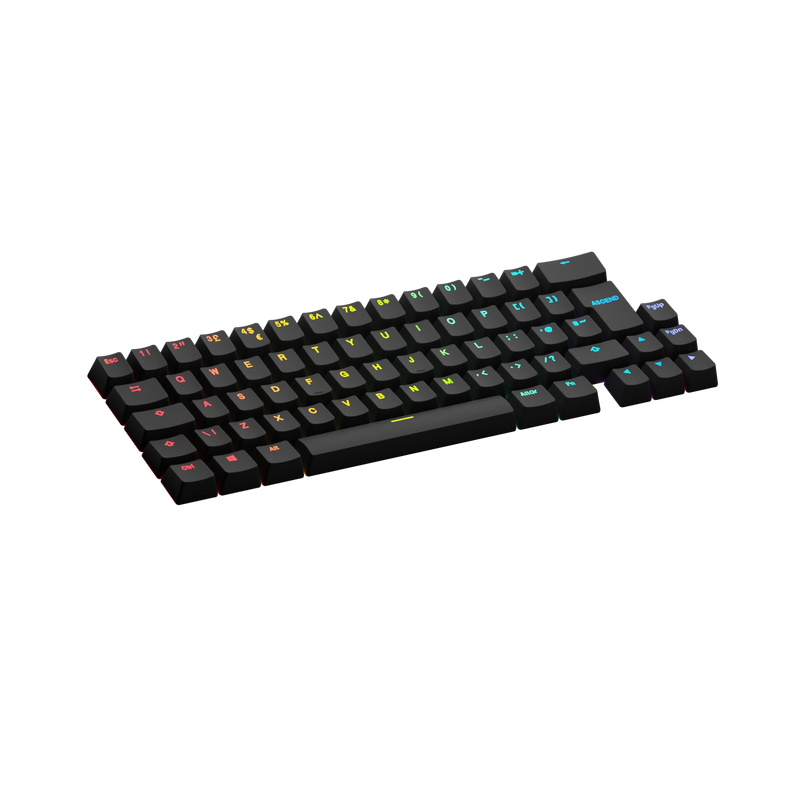 Keycaps Backlit Black UK