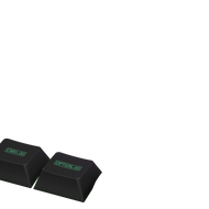 Keycaps Zero One US