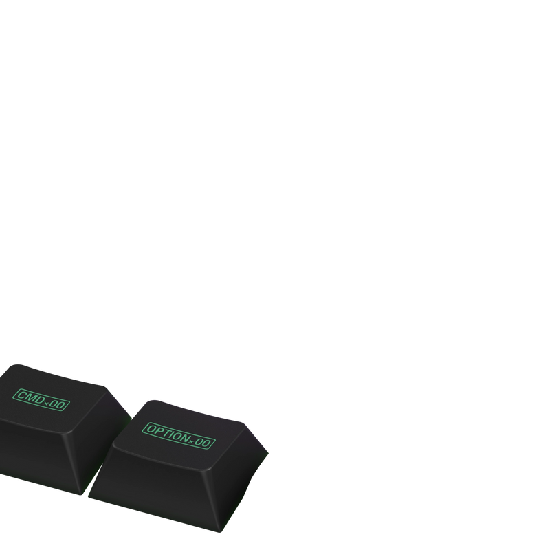 Keycaps Zero One US
