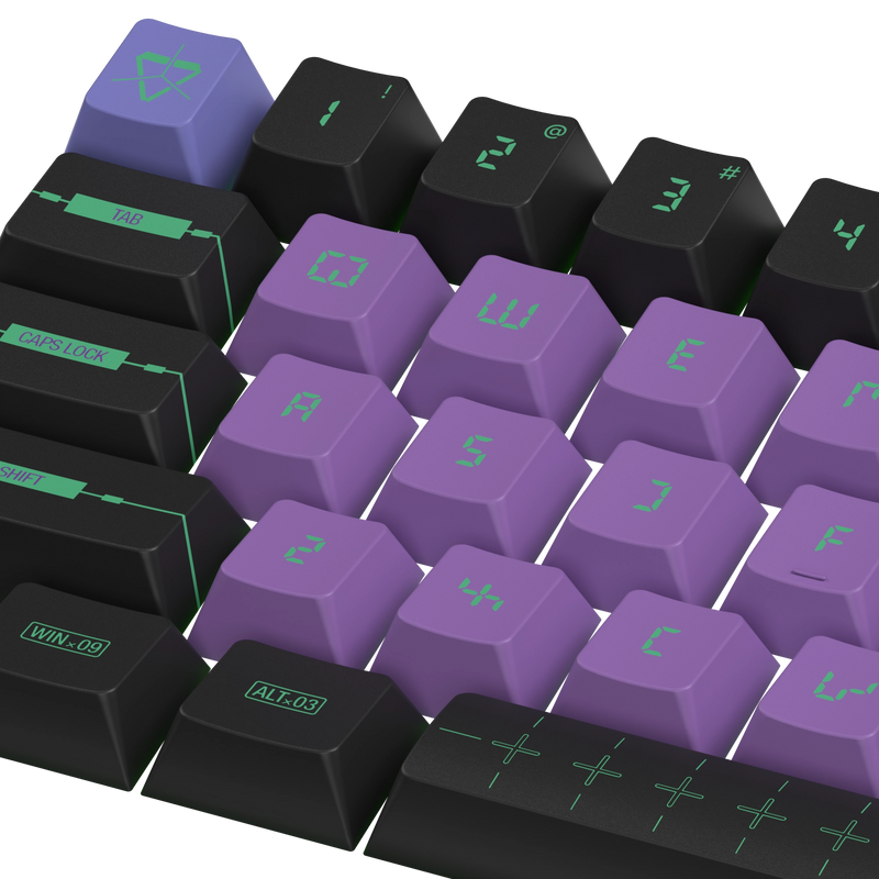 Keycaps Zero One US