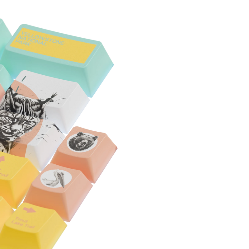 Keycaps Limited Edition Yellowstone US