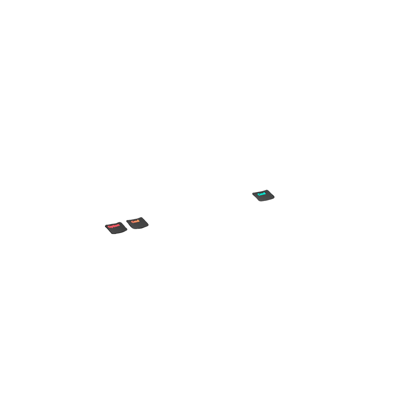 Keycaps Backlit Black US