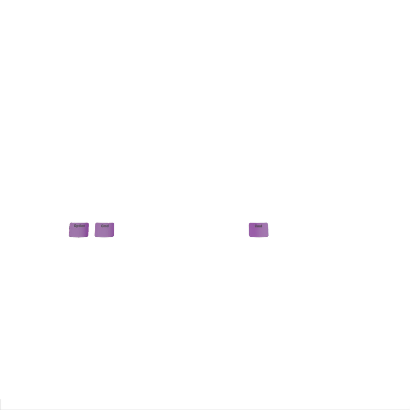 Keycaps Basics Epic Purple US