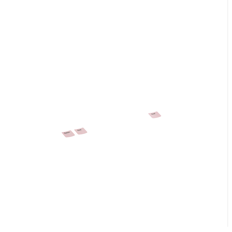 Keycaps Basics Potion Pink US