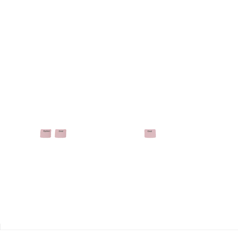 Keycaps Basics Potion Pink US