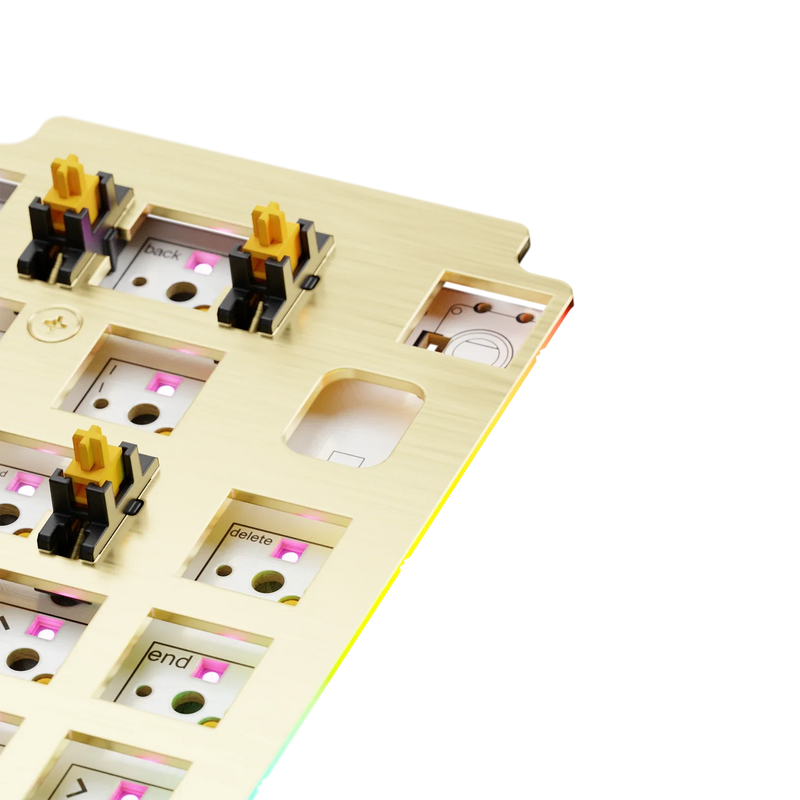 GMMK 3 Switch Plate 65% Brass ANSI