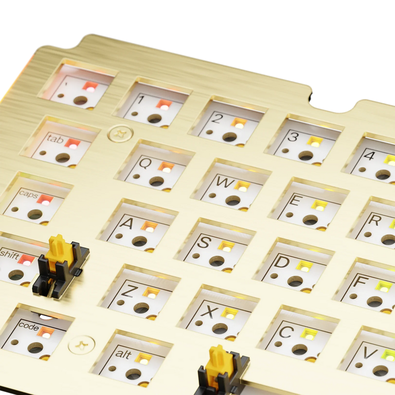 GMMK 3 Switch Plate 65% Brass ANSI