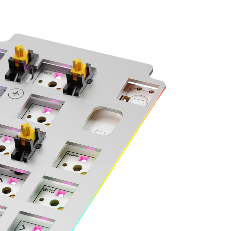 GMMK 3 Switch Plate 65% Aluminum Silver ANSI