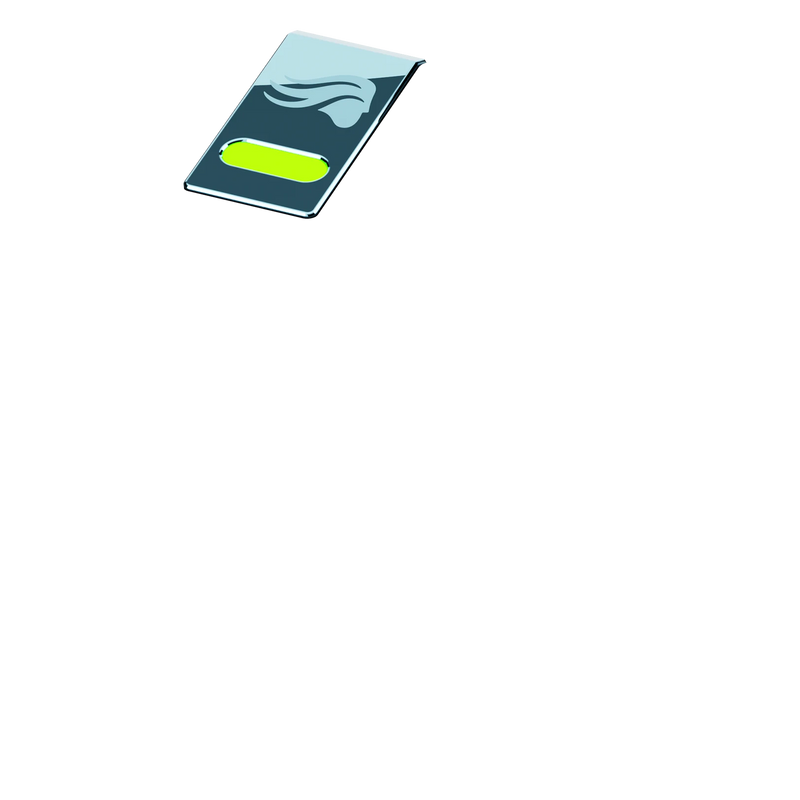 GMMK 3 Badge Arctic Blue Vertical